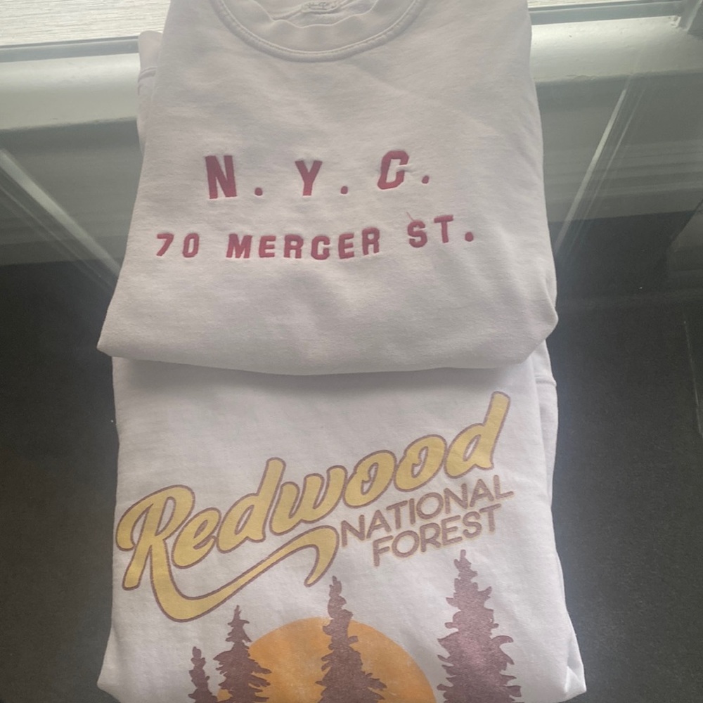 White sweatshirt set!